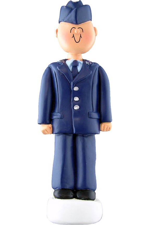 Armed Forces Air Force Male Personalized  Christmas Ornament DO-IT-YOURSELF
