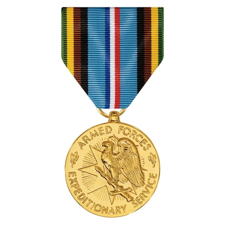 Armed Forces Expeditionary (AFEM) Medal Anodized