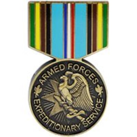 Eagle Emblems P15054 Pin - Medal, Armed Force Expeditionary - 1.181 in.