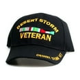 thumbnail image 1 of Armed Services Desert Storm Cap - Black Veteran Bar Style Hat, 1 of 1