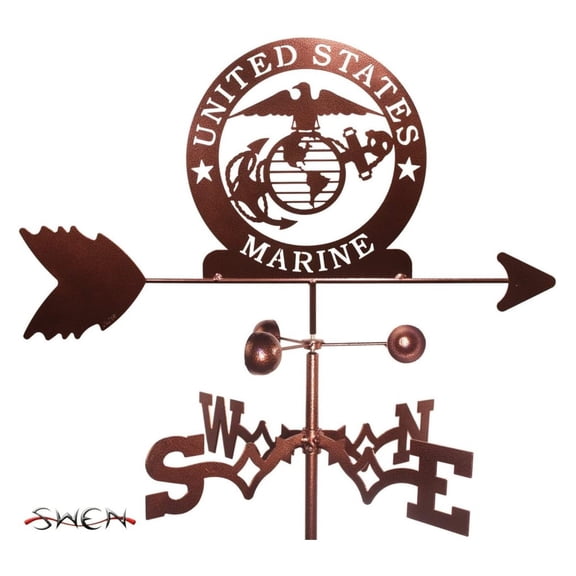 Armed Services US Marines Marine Corp Side Mount Weathervane