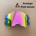 Armega Men‘s offroad motorcycle sunglasses with UV protection and dust