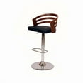 thumbnail image 1 of Armen Art Furniture  Adele Swivel Barstool In Black PU, 1 of 1