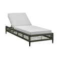 thumbnail image 1 of Armen Living Alegria Outdoor Aluminum Adjustable Chaise Lounge Chair in Gray, 1 of 11