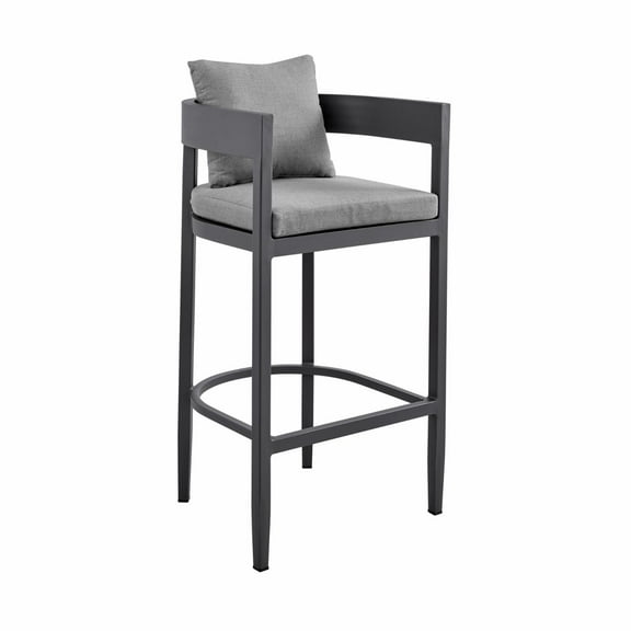 Armen Living Argiope 30 in. Outdoor Bar Stool