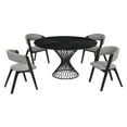 thumbnail image 1 of Cirque Rowan 5 Piece Black Dining Set, 1 of 5