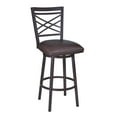 thumbnail image 1 of Fargo 26" Barstool in Auburn Bay finish with Brown Pu upholstery, 1 of 3