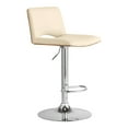 thumbnail image 1 of Armen Living Indoor Tandy Gray Faux Leather and Brushed Stainless Steel 30" Bar Stool, 1 of 9