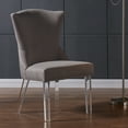 thumbnail image 1 of Armen Living Jade Modern And Contemporary Dining Chair-Color:Taupe,Finish:Acrylic, 1 of 3