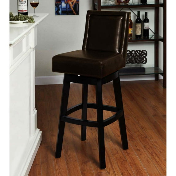 Armen Living LC4048BAB Wayne Swivel Barstool