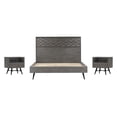 thumbnail image 1 of Armen Living Makena 3-Piece Modern Wood King Bedroom Set in Natural, 1 of 2