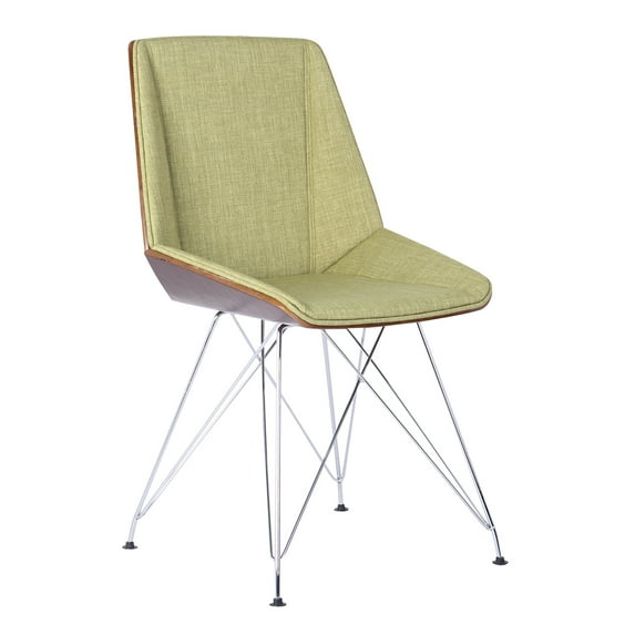 Armen Living Pandora Dining Chair in Green