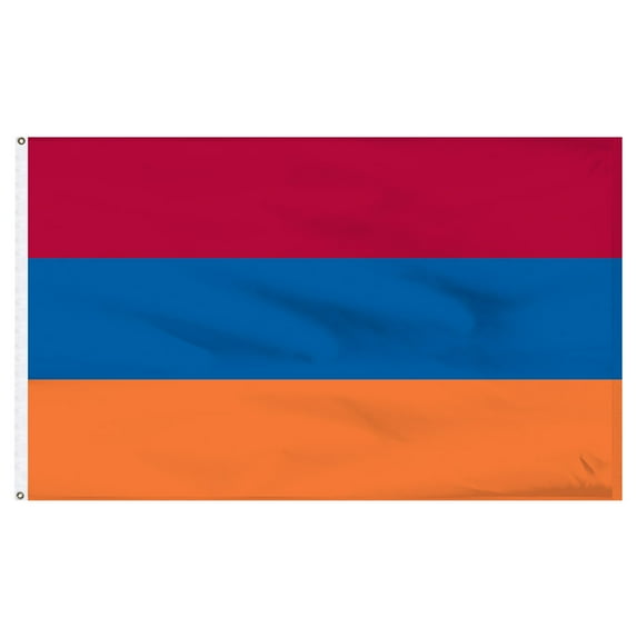 Armenia 2x3ft Nylon Flag with Pole Hem Only - Banner