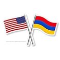thumbnail image 1 of Armenia Armenian USA American Flag Car Truck Window Bumper Laptop Sticker Decal, 1 of 1