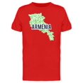 thumbnail image 1 of Armenia Dotted Map Ts Tee Men's -Image by Shutterstock, 1 of 2