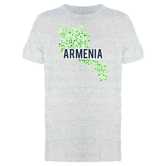 Armenia Dotted Map Ts Tee Men's -Image by Shutterstock