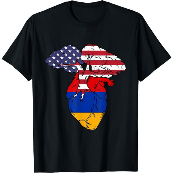 Armenia Flag Armenian Armenia Pride Heart T-Shirt