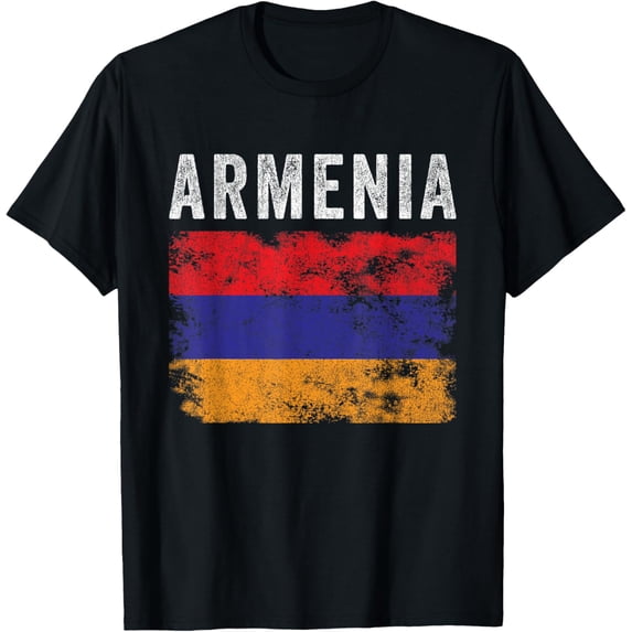 Armenia Flag Distressed - Men Women Kids - Armenian Flag T-Shirt