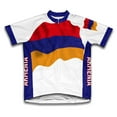 thumbnail image 1 of Armenia Flag Short Sleeve Cycling Jersey  for Women - Size L, 1 of 3