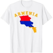 SASSALILLY Armenia Map Flag Armenian Independence Day T-Shirt mens t shirt，white，women，funny，misfits，men，journey
