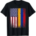 thumbnail image 1 of Armenian American Flag Armenia Usa Gift T-Shirt, 1 of 4