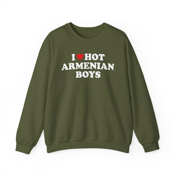 Armenian Armenia Wife Girlfriend Husband Sweatshirt Gifts Crew Neck Shirt