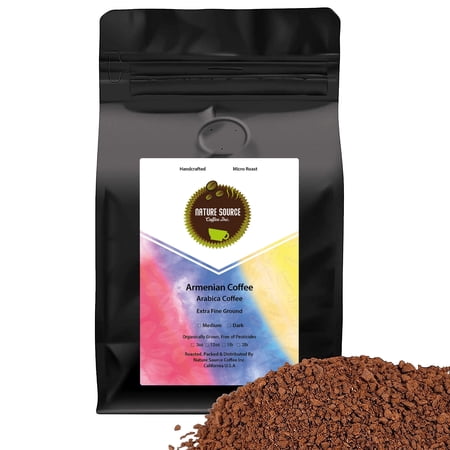 Armenian Coffee | Organic | Extra Fine Ground | Fresh Roasted | 12oz