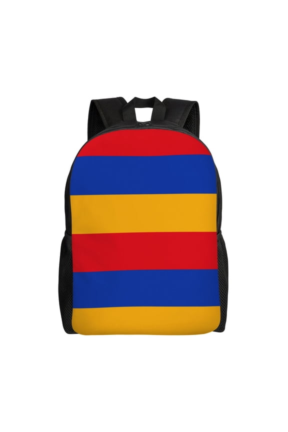 Armenian Flag Backpack Travel Bag For Men Women Lightweight Back Pack With Laptop Compartmen