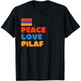 thumbnail image 1 of Armenian Flag Peace Love Pilaf Armenian Rice Lover Food T-Shirt, 1 of 4