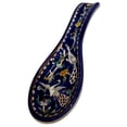 thumbnail image 1 of Armenian hand painted cooking Spoon Rest/Ladle Holder - Large with deep Round Cup part - Asfour Outlet Trademark, 1 of 1