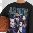 Armie Hammer sweatshirt cool retro rock poster sweater 70s 80s 90s