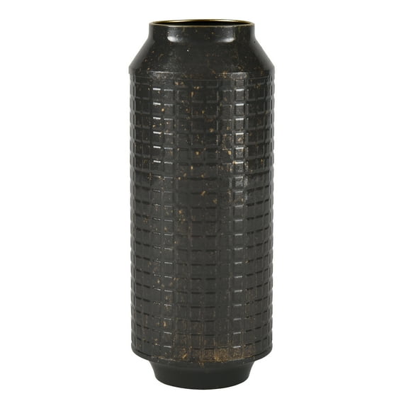 Elk Home Armil Large Mid Century Modern Vase in Black Finish