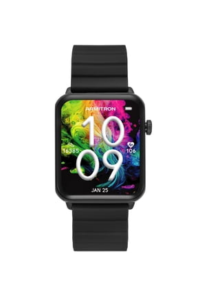 Matrix Adult 44mm w/Voice Assistant & Backlight Smart Watch w/Charging Cable & Watch Band, Black