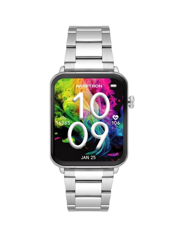 Matrix Adult 44mm Smart Watch, Silver
