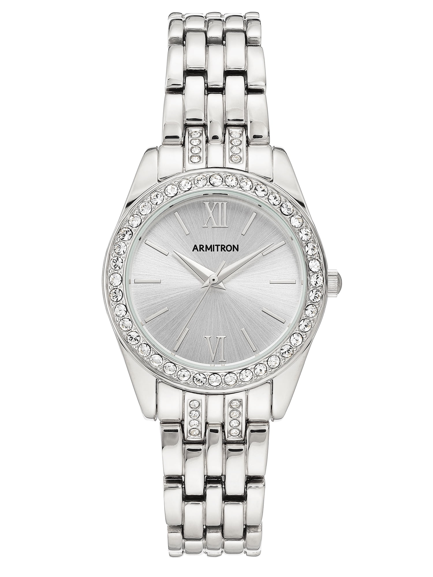 Armitron Ladies' Dress Watch with Silver Round Dial and Silver