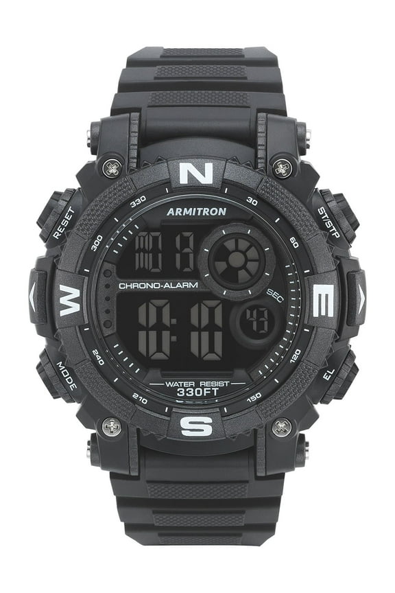 Men's Black Digital Sport Watch