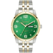 Armitron Mens Day-Date Function Bracelet Watch, 20/5398GNTT