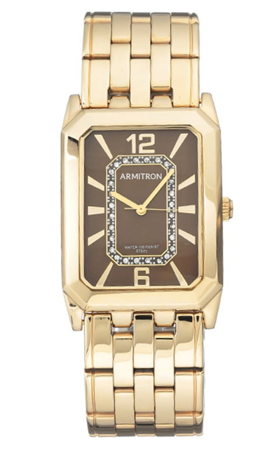 Armitron Reloj Calidad Reloj De Vestido De Tono Dorado Para Hombre