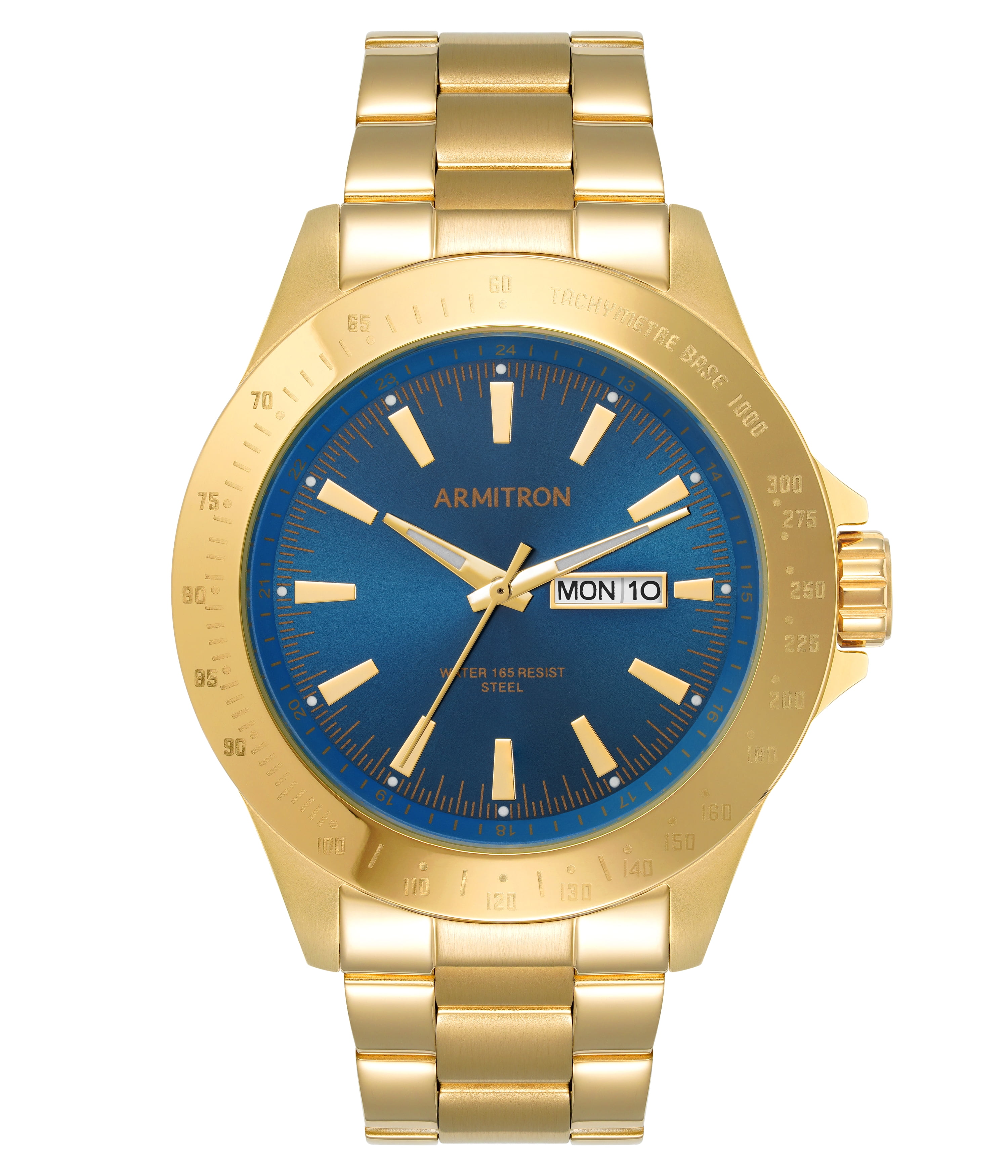 Armitron gold watch mens sale