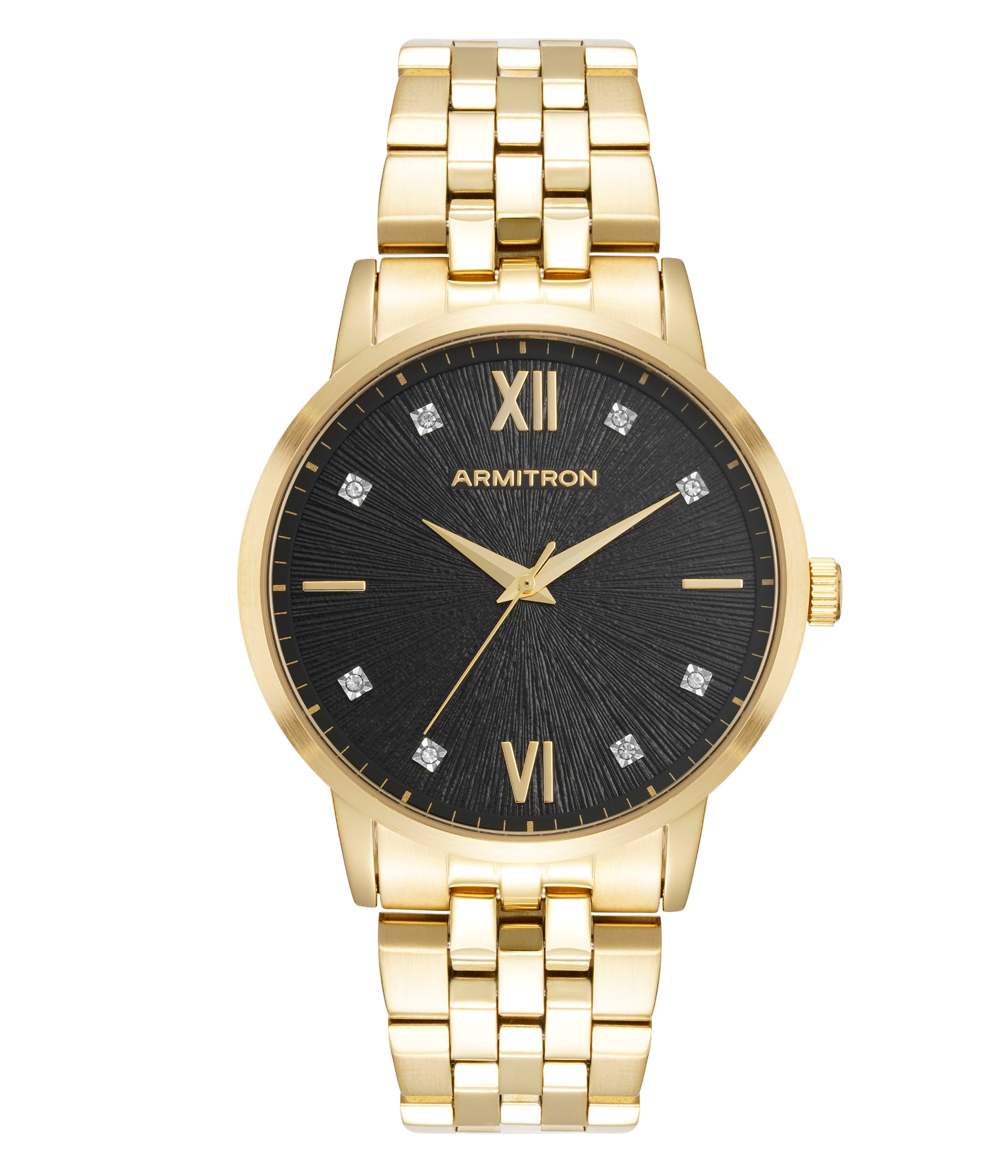 Armitron Adult Men's Analog Metal Gold-Tone 40mm Wristwatch