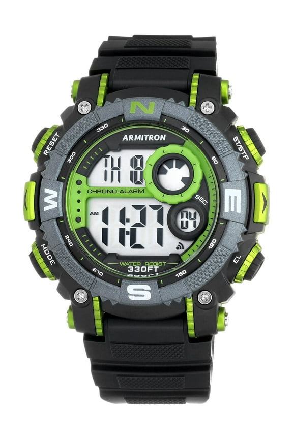 Men's Sport Green Wristwatch