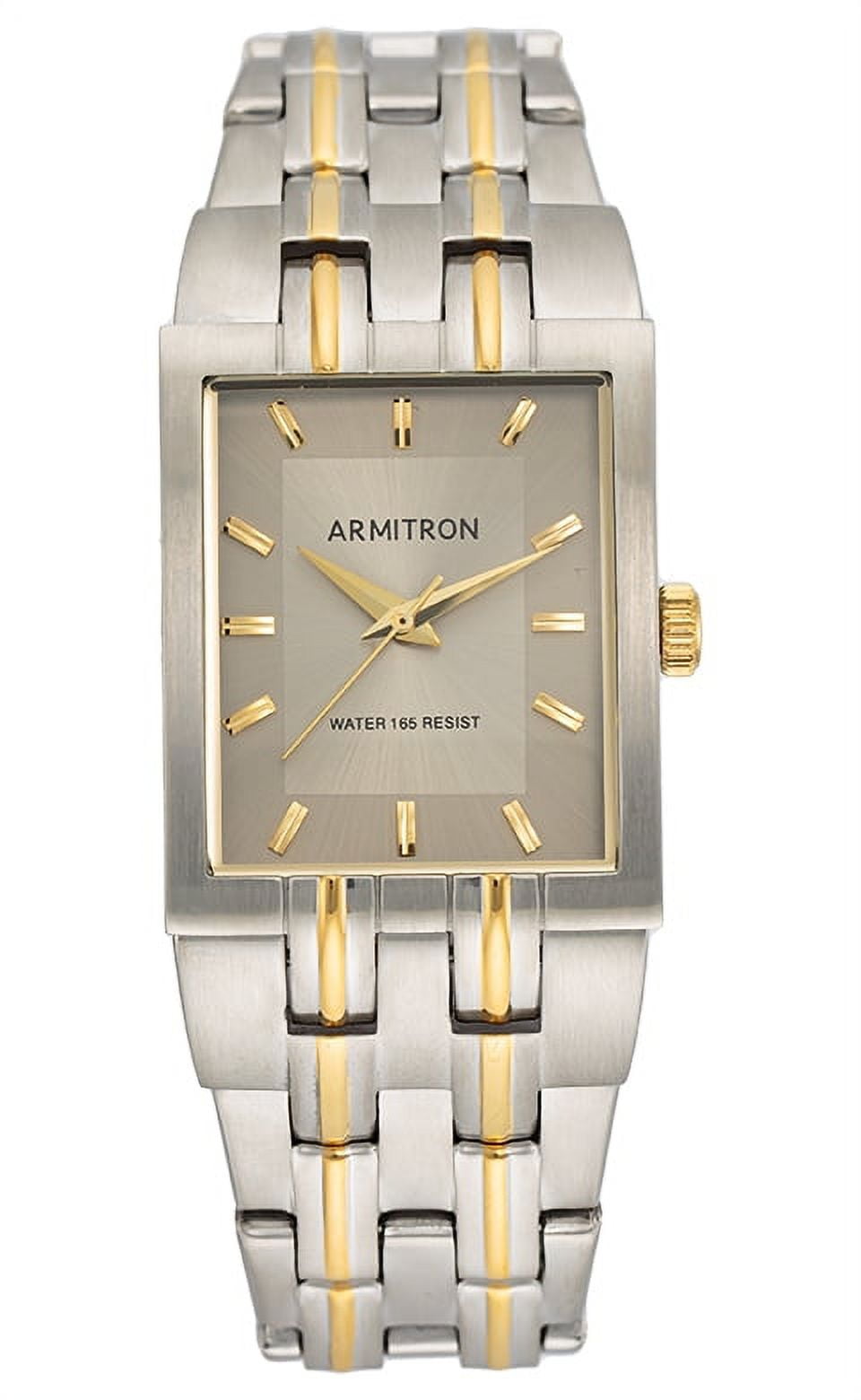 Armitron Watches Price In India Armitron Men's Two Tone Tank Dial
