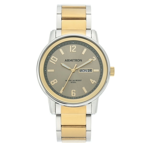 Armitron Men's Two-Tone and Silver Day Date Dress Watch