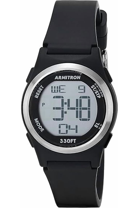 Sport Black Resin Ladies Watch