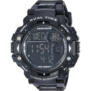 Armitron Sport Men's Digital Chronograph 40/8309 Quartz Resin Watch, Black