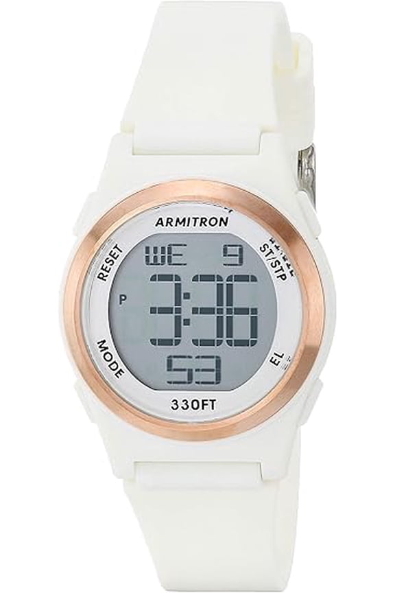 Sport Women's Quartz Sport Watch with Resin Strap, White, 14 (Model: 45/7102WRG)