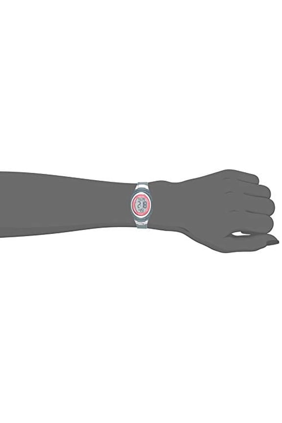 Sport Womens Quartz Sport Watch with Resin Strap, gray, 12 (Model: 457034PgY)