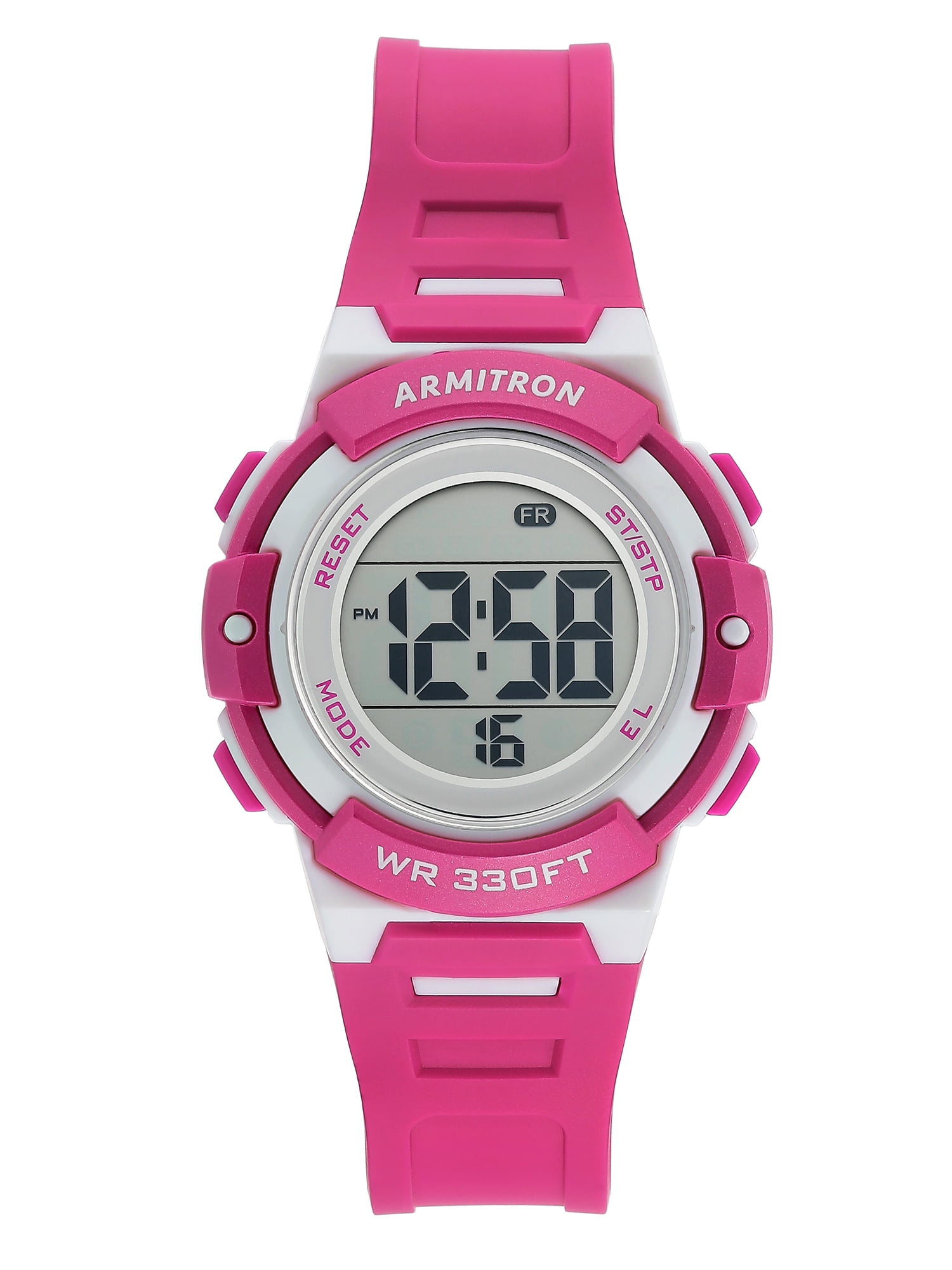 Montre de sport numérique Armitron Néon Magenta Haiti Ubuy