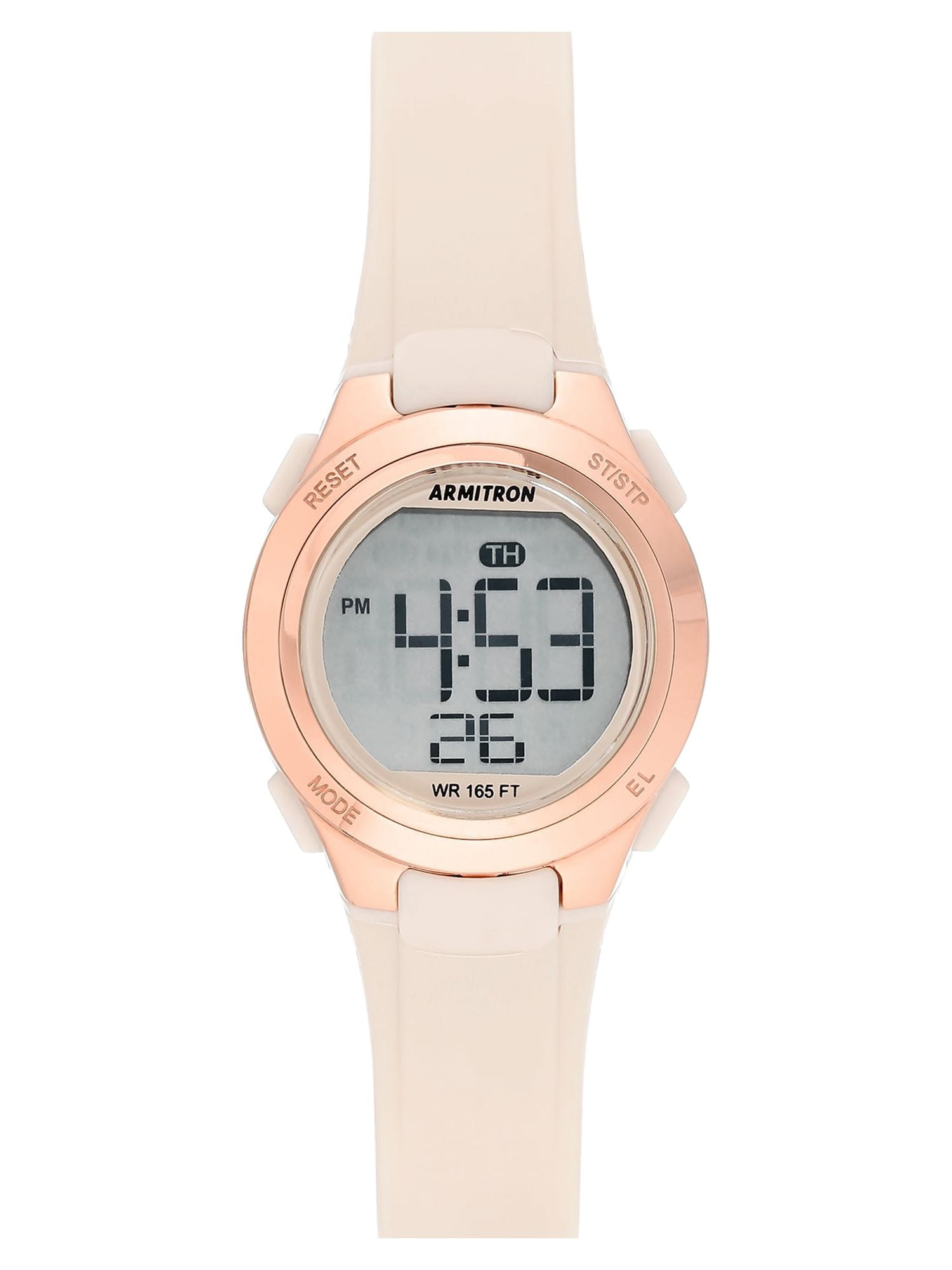 Amitron Roxy Watch Armitron Unisex Rose Gold/Blush Digital Sport Watch - Walmart.com