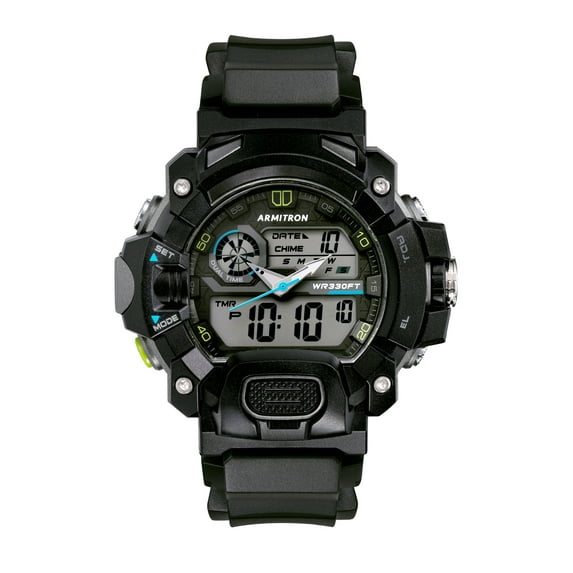 Armitron Unisex Adult Sport Black Digital Wristwatch
